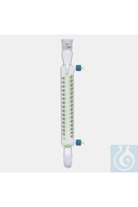 condenser-spiral-400 mm-Socket : NS 29/32-Cone : NS 29/32-P.P side arm condenser - spiral - 400...