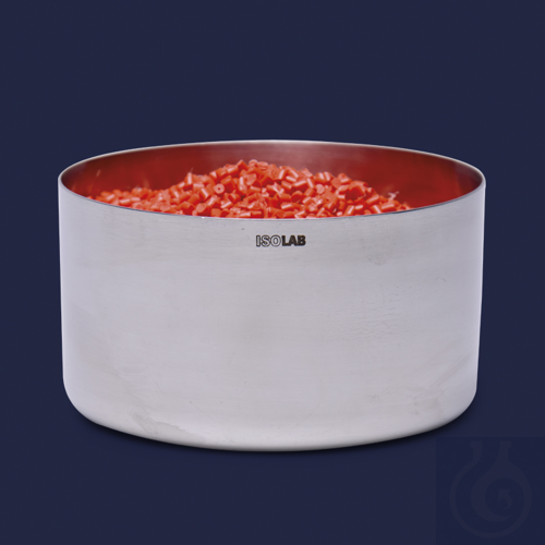 KRISTALLISIERSCHALEN-EDELSTAHL-AD=85 MM -H=45 MM