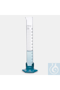 MESSZYLINDER-PP-FUSS-KL. B-WEISS GRAD. -HOHE FORM-500 ML.