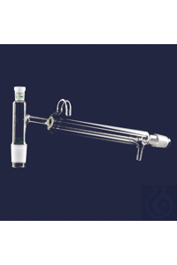 distilling link-with condenser-Cone(s) : NS 29/32-Socket : NS 14/23-400 mm distilling link - with...