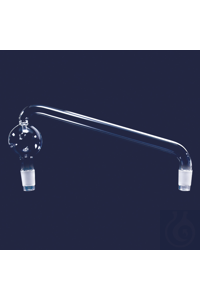 distilling link-with splash head-Cone(s) : NS 14/23-150 mm distilling link - with splash head -...