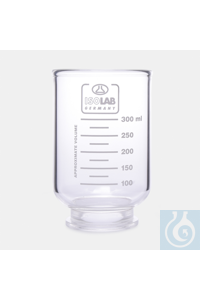 Filtertrechter voor vacuümfiltersysteem-500 ml Filtertrechter, vervaardigd van borosilicaatglas...