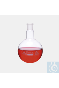 RUNDKOLBEN-BORO-WEISS GRAD.-4000 ML -NS 29/32-OHNE STOPFEN Standkolben / Rundkolben  mit...