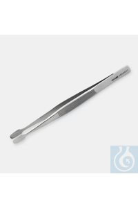 DECKGLAS-PINZETTE-EDELSTAHL-GERADE-105 MM Deckglaspinzette, Edelstahl,  geneigt / gerade,...