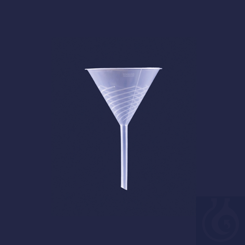 laboratory funnel-general use-P.P-with rib-40mm