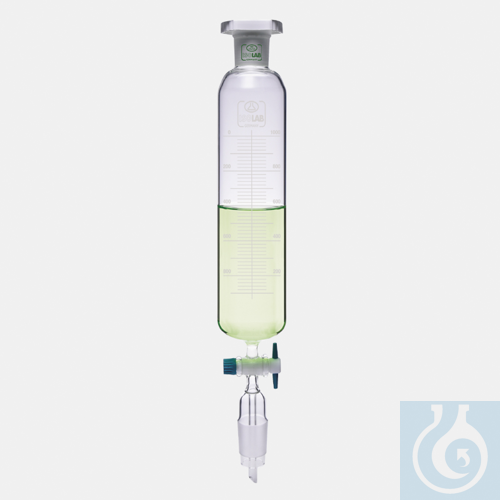 TROPFTRICHTER-ZYLINDRISCH-GRAD. -PTFE KUeKEN-10...