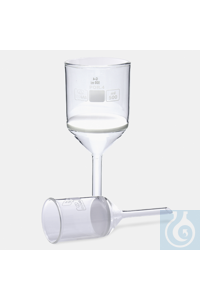 Gooch FILTER TRICHTER-BORO 3.3-TYP 3D- POR. 3-50 ML Goocheltrechter, glas, met gesinterde glazen...