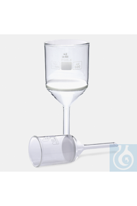 Gooch RICHEUR DE FILTRE-BORO 3.3-TYP 17D- POR. 3-125 ML Entonnoir Gooch, verre, avec disque en...