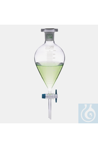 SCHEITRECHTER-CONISCHE-KWALITEIT. -PTFE CHICK-50 ML Scheitrechters, conisch, gegradueerd, gemaakt...