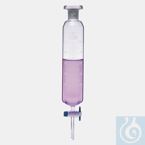separating funnel-cylindrical-graduated-PTFE st...