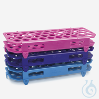 RACK FÜR MIKRORÖHRCHEN-MONOBLOCKL- JE 42STELLPLÄTZE-BLAU FÜR 5 ml Gestell für...