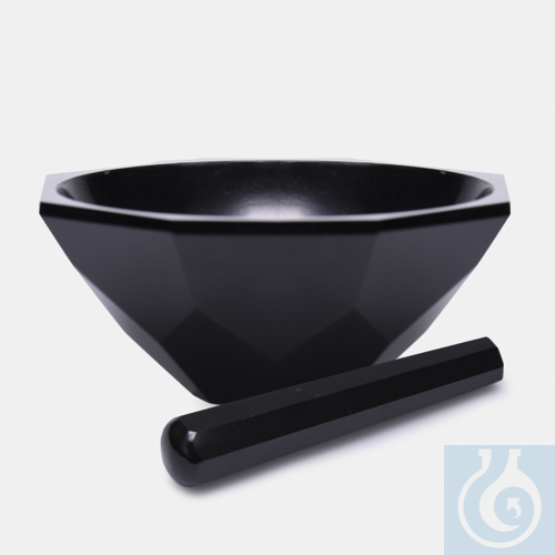 ACHATMOeRSER MIT PISTILL-SCHWARZ-25 ML -AD = 65...