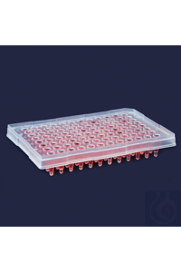 Plaque PCR-96 puits avec demi-bandeau-0,2 ml Plaque PCR, 96 puits sans bord / avec bord, pour 0,2...