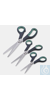 LABORSCHERE-130 MM-GERADE Laborschere, Edelstahl mit Kunstoffgriff, der Scherenteil ist aus...