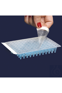 Verschlußfolien für PCR Platten-Polyester Abdeckfolien für PCR und qPCR Platten, hergestellt aus...