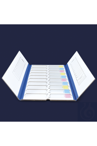 OBJEKTTRÄGERMAPPE-FÜR 20 OBJEKTTRÄGER -KARTON-205x340x10 MM-BLAU Objekträgermappen, Karton,...