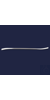 spatula - stainless steel - curved end - 180 mm