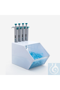 Support pour micropipettes-avec réservoir-pour 4 pipettes Support pour micropipettes, fabriqué en...