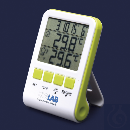 Thermometer-LCD Anzeige-Min Max-mit kabellosem ...