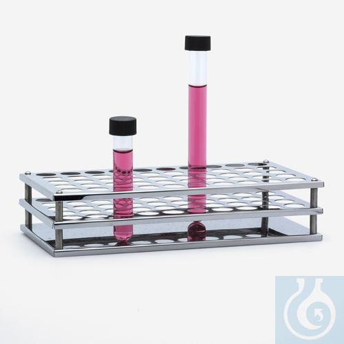 tube rack-stainless steel-50 holes-for tubes 16...
