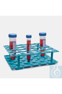 ZENTRIFUGENRÖHRCHENBOX -207 x 171 x 61 MM-FÜR 30 x 15 ML & 20 x 50 MLRÖHRCHEN Röhrchengestell,...