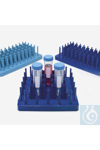 4Artikel ähnlich wie: TUBE RACK  "IGEL"-ABS-ABTROPFGESTELL FÜR 50RÖHRCHEN á 15 ML-BLAU...