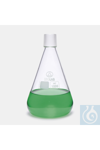 VACUÜMFLES VOOR VACUÜMFILTERSYSTEEM-1000 ML Vacuümkolf van borosilicaatglas met dikke wanden en...