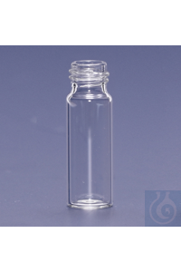 FLEXIBLE DE TARIF- CLAIR-N13- 4,0 ML14,75x45 MM Flacons filetés, N13, fabriqués en verre...