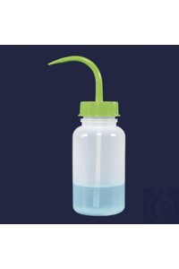 wash bottle-wide neck-P.E-500 ml-blue cap wash bottle - wide neck - P.E - 500 ml - blue cap