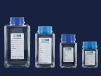 bottle - water sampling - PET - without sodiumthiosulfate - clear - sterile R - 1000 ml - single...