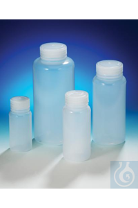 Bel-Art Precisionware Wijdmondse 125ml (4 oz) flessen van polyethyleen met...
