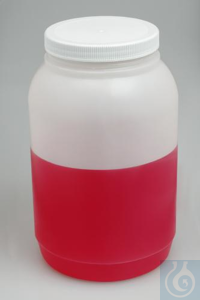 Bel-Art Wijdmondse polyethyleenfles; 4000ml, polypropyleen dop, 110mm...