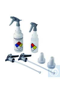 SP Bel-Art Polypropylene Trigger Sprayers w/ 53mmAdapters (Pack of 2) SP...