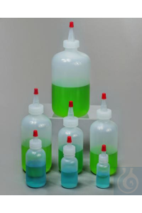 SP Bel-Art Dispensing/Drop 30ml (1oz)Polyethylene Bottles; 18mm Closure (Pack...