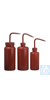 Bel-Art Red 250ml (8oz) Polyethylene Wash Bottles; Polypropylene Cap, 28mm...