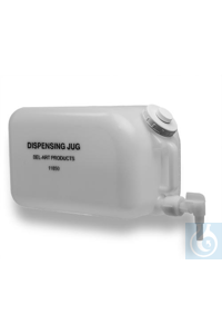 SP Bel-Art Polyethylene Dispensing Jug; 20 Liters(5 Gallons), Polyethylene...