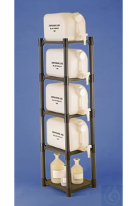 Bel-Art Dispensing Jug Polyethylene Rack for H11850-0000; 15¼ x 13? x 60 in....