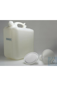 Bel-Art Veiligheidsafval 20 Liter (5 Gallon) Kan; Polyethyleen, Trechter Top,...