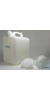 Bel-Art Safety Waste 20 Liter (5 Gallon) Jug; Polyethylene, Funnel Top, 45mm...