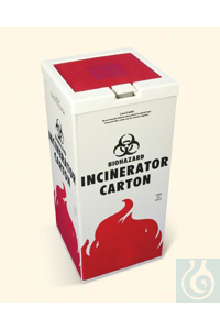 SP Bel-Art Polypropylene Cover for BiohazardIncinerator Disposal Carton...