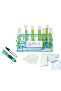 Bel-Art Polypropyleen Wire Rack I.D. Tags; 3½ x 1½ x ? in. (Pak van 6)...