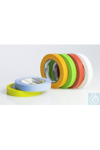 Bel-Art Write-On Label Tape Rainbow Multi-Pack; 40yd Length, ³/4 in. Width, 3...