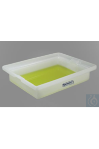 Bel-Art General Purpose Polyethylene Tray without Faucet; 12 x 16 x 3 in....