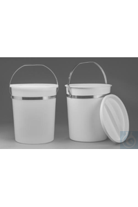 SP Bel-Art Polyethylene 7.6 Liter Pail; 10 in.Height, 8 in. I.D. SP Bel-Art...