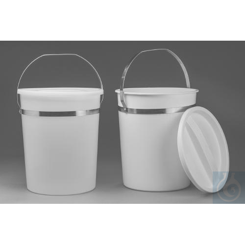 SP Bel-Art Polypropylene 7.6 Liter Pail; 10 in....