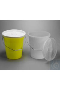 SP Bel-Art Polyethylene 13.2 Liter Pail; 12¾ in.Height, 10½ in. I.D. SP...