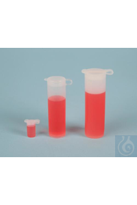 Bel-Art Sample 0.13ml Polyethylene Vials with Captive Closure (Pack of 12)...