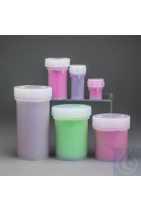 Bel-Art Chemical 5cc Polyethyleen Containers; Schroefdop, 22mm Sluiting (Pak...