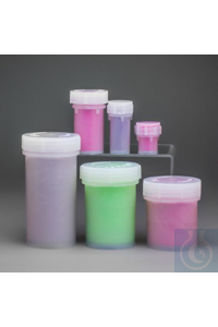 SP Bel-Art Chemical 10cc Polyethylene Containers;Screw Cap, 22mm Closure...