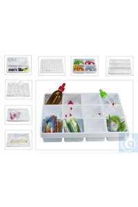 SP Bel-Art Lab Drawer 12 Compartment Tray forGadgets; 14 x 17½ x 2¼ in. SP...